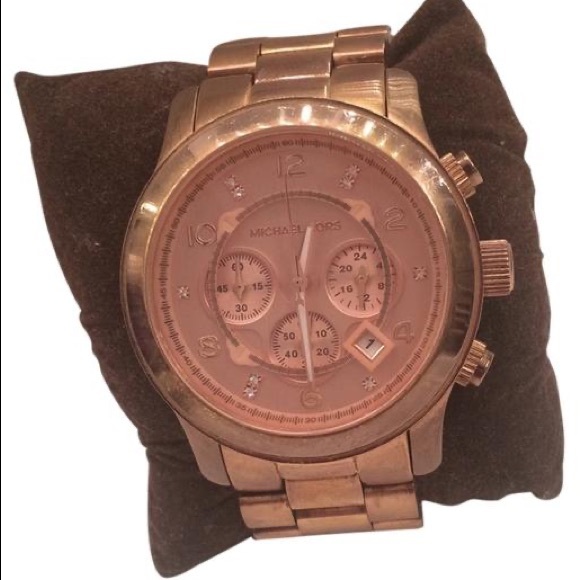Michael Kors Other - Michael Kors Rose Gold Runway Mk-8164 Watch